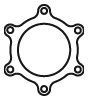 DINEX 28801 Gasket, exhaust pipe